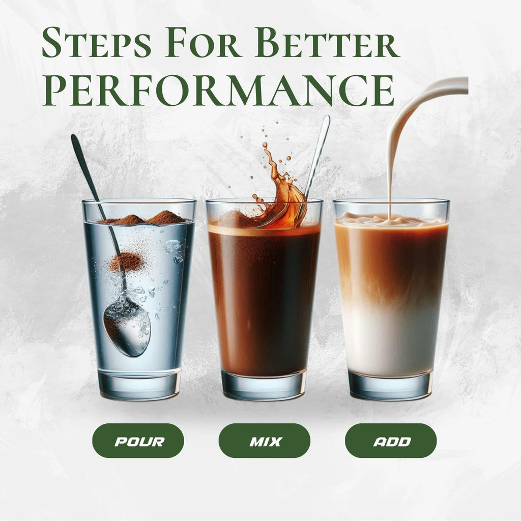 Kinoko USDA Organic Mushroom Coffee with MCT Oil Blend of 7 Adaptogenic Mushrooms – Instant Coffee Mix, USA Grown